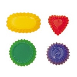 Sandforme, 4 stk. - farvede Sandforme, 4 stk. - farvede