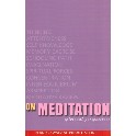 On Meditation - spiritual perspectives