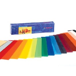 Voksfolie - 18 farver - 4 x 20 cm Voksfolie - 18 farver - 4 x 20 cm