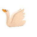 Svane, hoved strakt