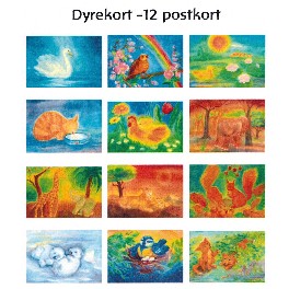 Dyrekort - 12 kort