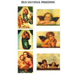 Den sixtinske Madonna - 6 kort