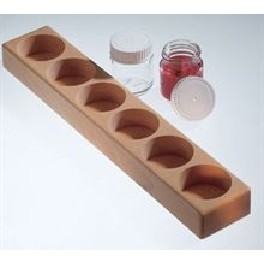 Farveglasholder til 6 x 100 ml. glas Farveglasholder til 6 x 100 ml. glas