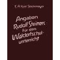 Angaben Rudolf Steiners für den Waldorfschulunterricht