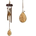 Vindklokke - Prærie jaspis, 30 cm