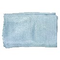 Silke 90 x 90 cm, plantefarvet - lys blå