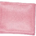 Silke 90 x 90 cm, plantefarvet - rosa