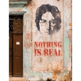 Blank notesbog - Lennon -Nothing is real