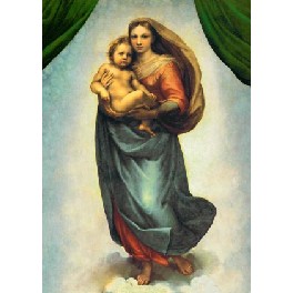 Kunsttryk - Den sixtinske Madonna