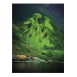 Transparentkort - nordlys Transparentkort - nordlys