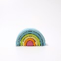 Regnbuetunnel, mini, pastelfarver
