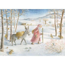 Sankt Nikolaj og hans æsel, mini Sankt Nikolaj og hans æsel, mini