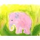 Elefant - 31 x 31 cm