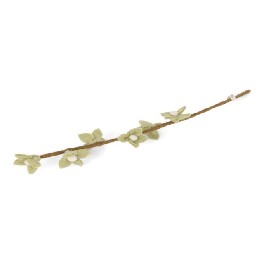 Blomster på stilk, mint grøn - filt Blomster på stilk, mint grøn - filt