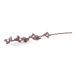 Blomster på stilk, lavendel - filt Blomster på stilk, lavendel - filt