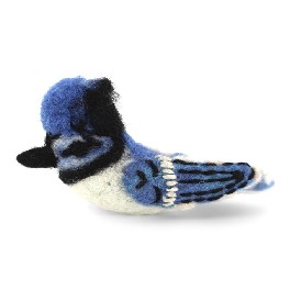 Fugl, blå Skovskade - filt