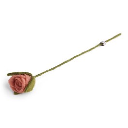 Rose, støvet rød - filt