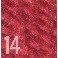 Uld  75 x 75 cm - rød