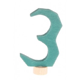 Tal 3 til lysestage Tal 3 til lysestage